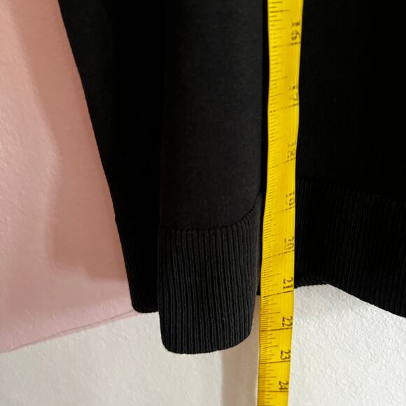 Charter Club Black Sweater Vest Top, Classic Knit Sleeveless 90s Gothic‎ Large - Picture 5 of 6